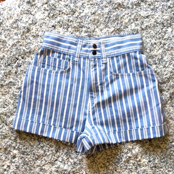 Urban Outfitters Pants - Urban Outfitters High Rise Striped shorts